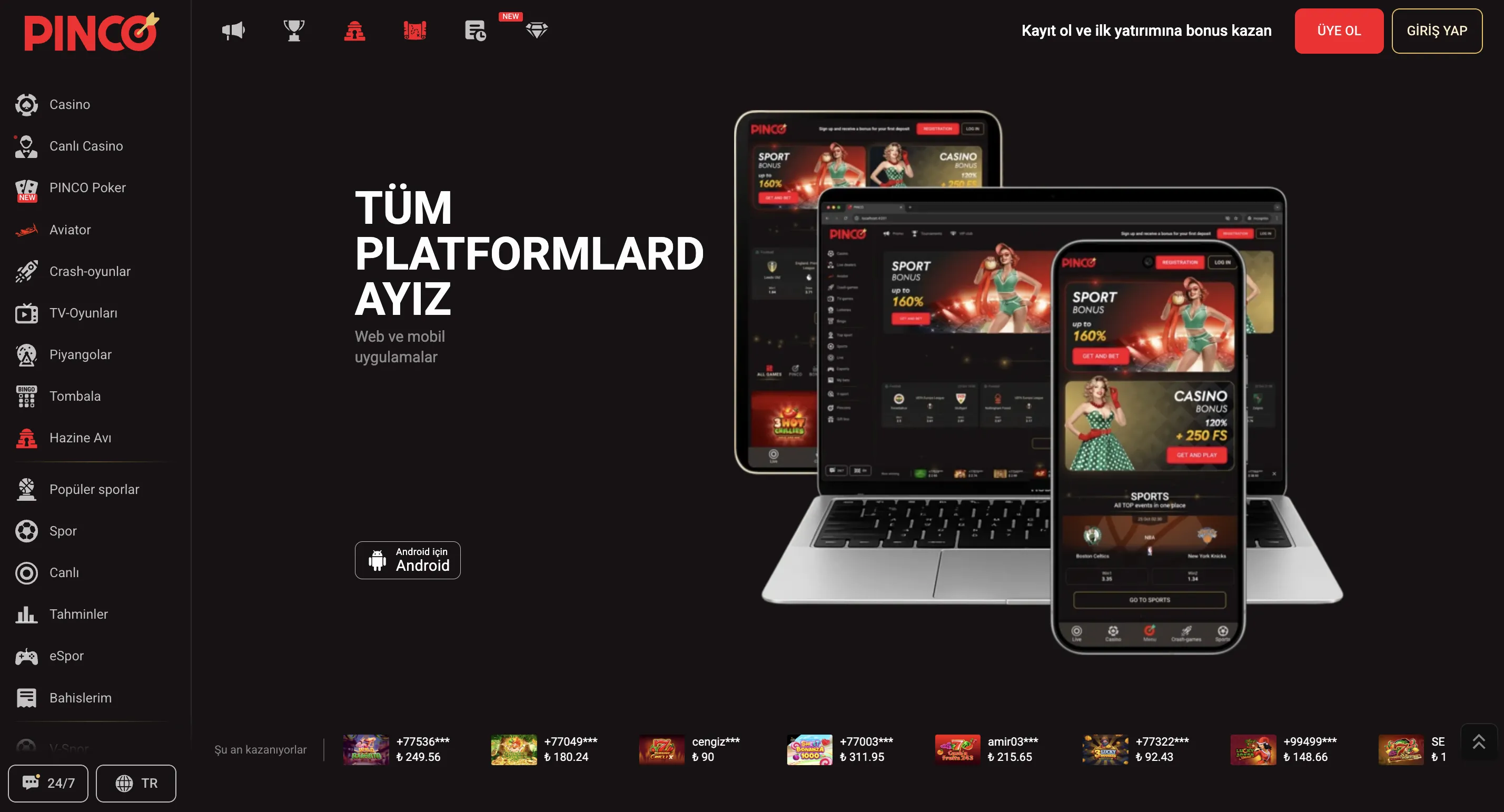 Pinco slot oyunları mobil APK indir rehberi